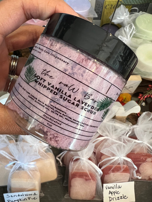 Whipped Sugar Scrub (Soft Vanilla Lavender)