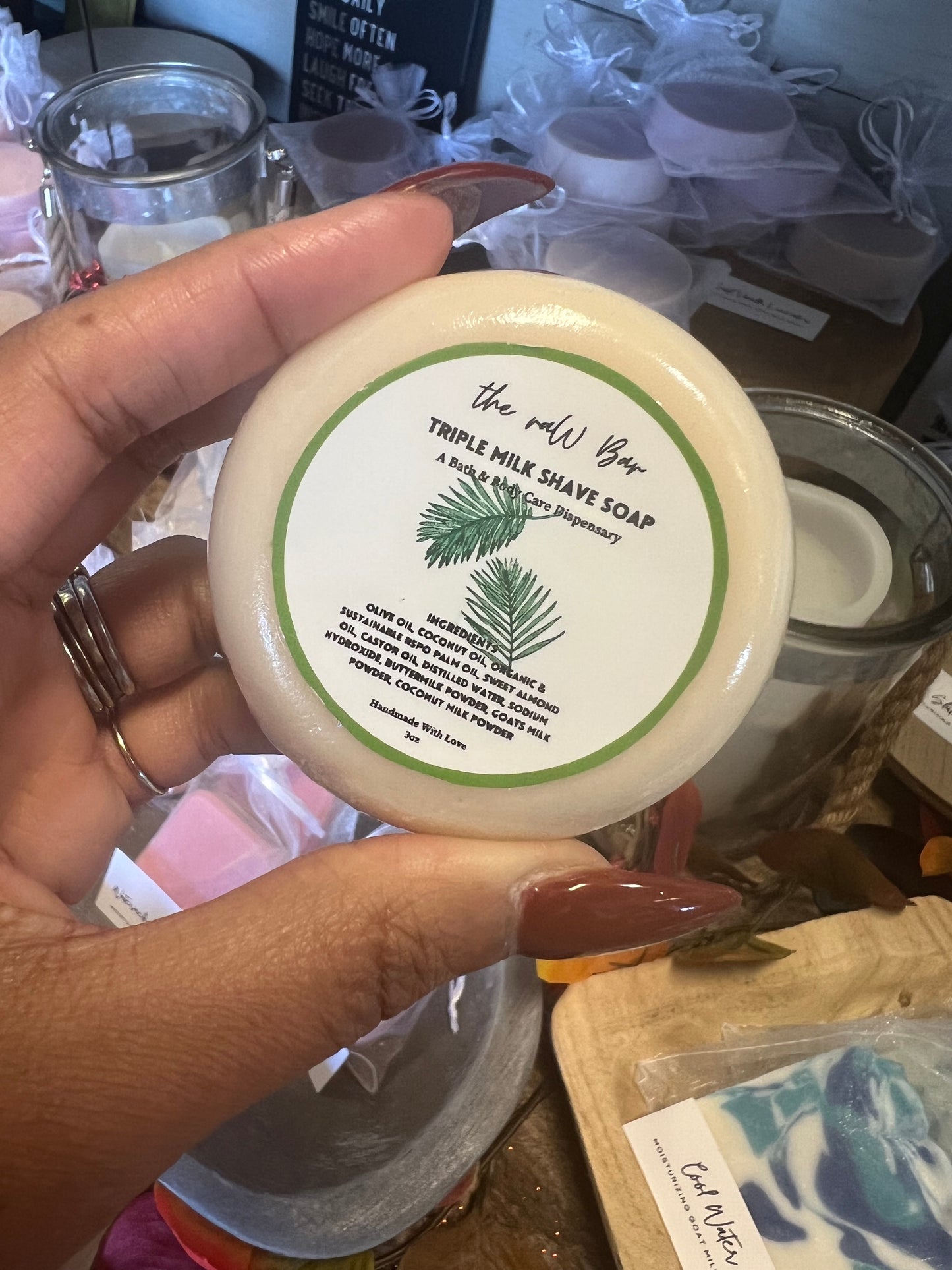 Self Care Products (Triple Milk Shave Soap)