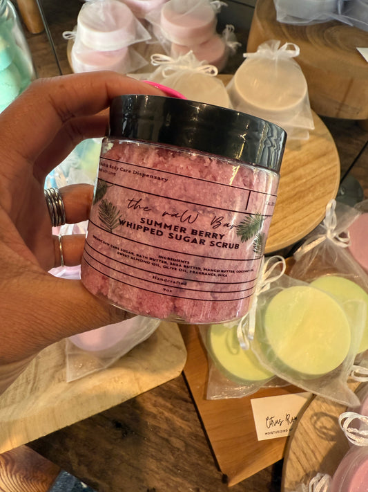 Whipped Sugar Scrubs (Summer Berry)