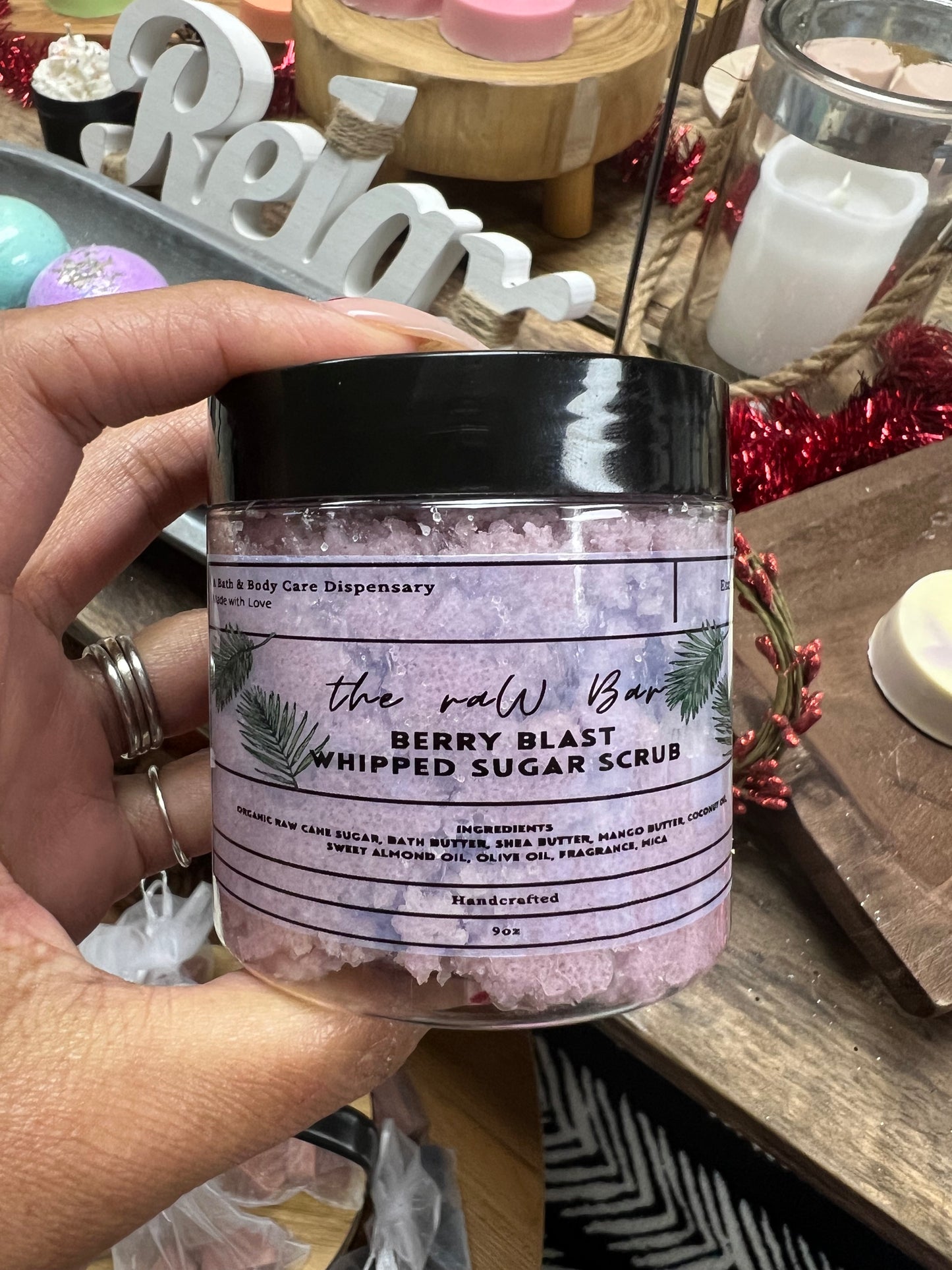 Whipped Sugar Scrub (Berry Blast)