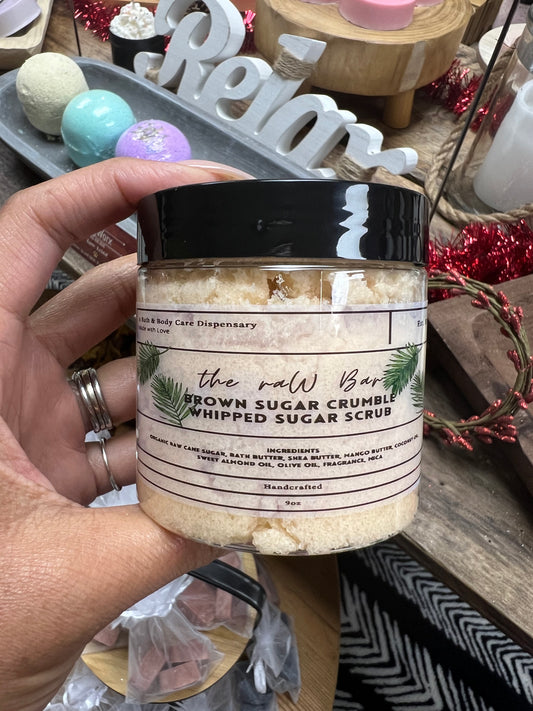 Whipped Sugar Scrub (Brown Sugar Crumble)