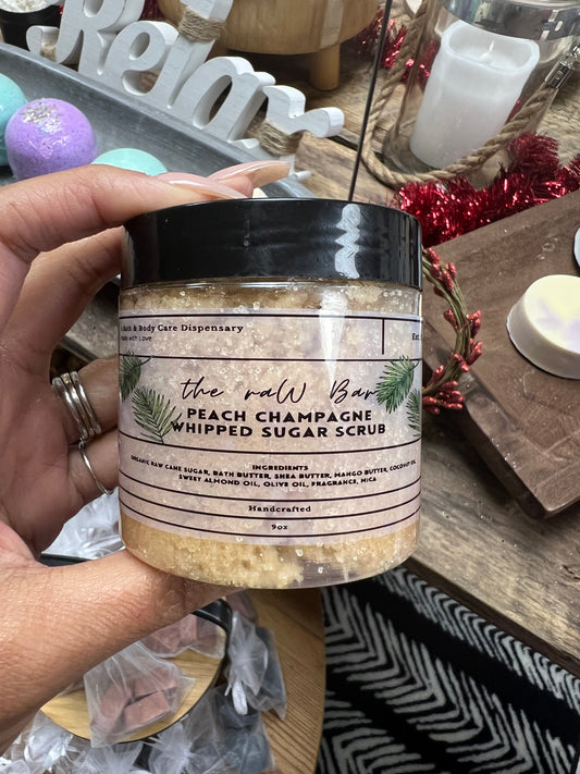 Whipped Sugar Scrub (Peach Champagne)