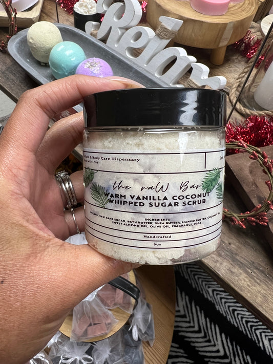 Whipped Sugar Scrub (Warm Vanilla Coconut)